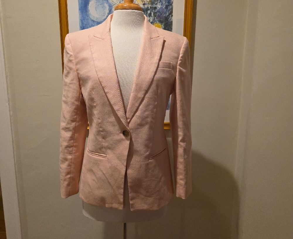 NEW J. Crew Light Peach Linen Blazer